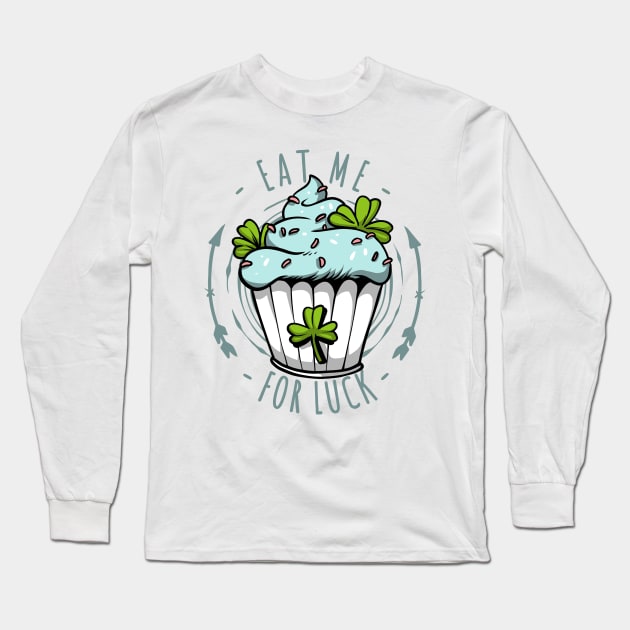 Eat me for luck Long Sleeve T-Shirt by maxcode